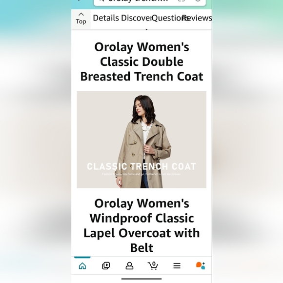 EUC Orolay trench coat - Picture 2 of 10